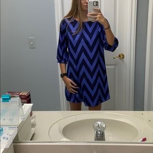 Francesca’s chevron shift dress